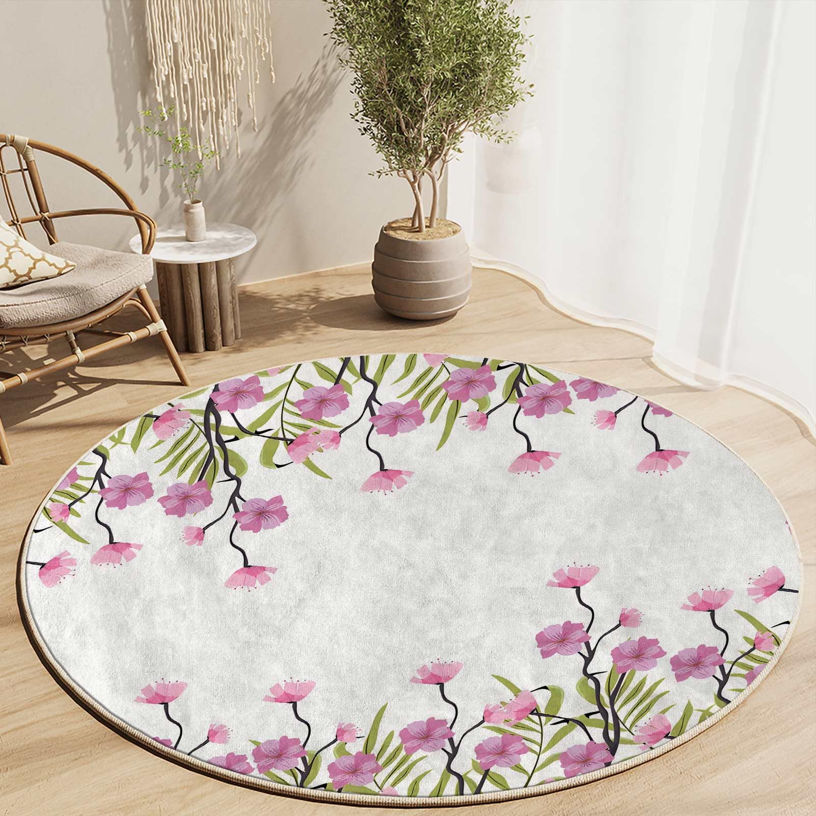 Supreme - Flower Floor Mat / Rainbow × Ecru x 2 Takashi Murakami Flower Floor Mat Rug Rainbow/Ecru Beige